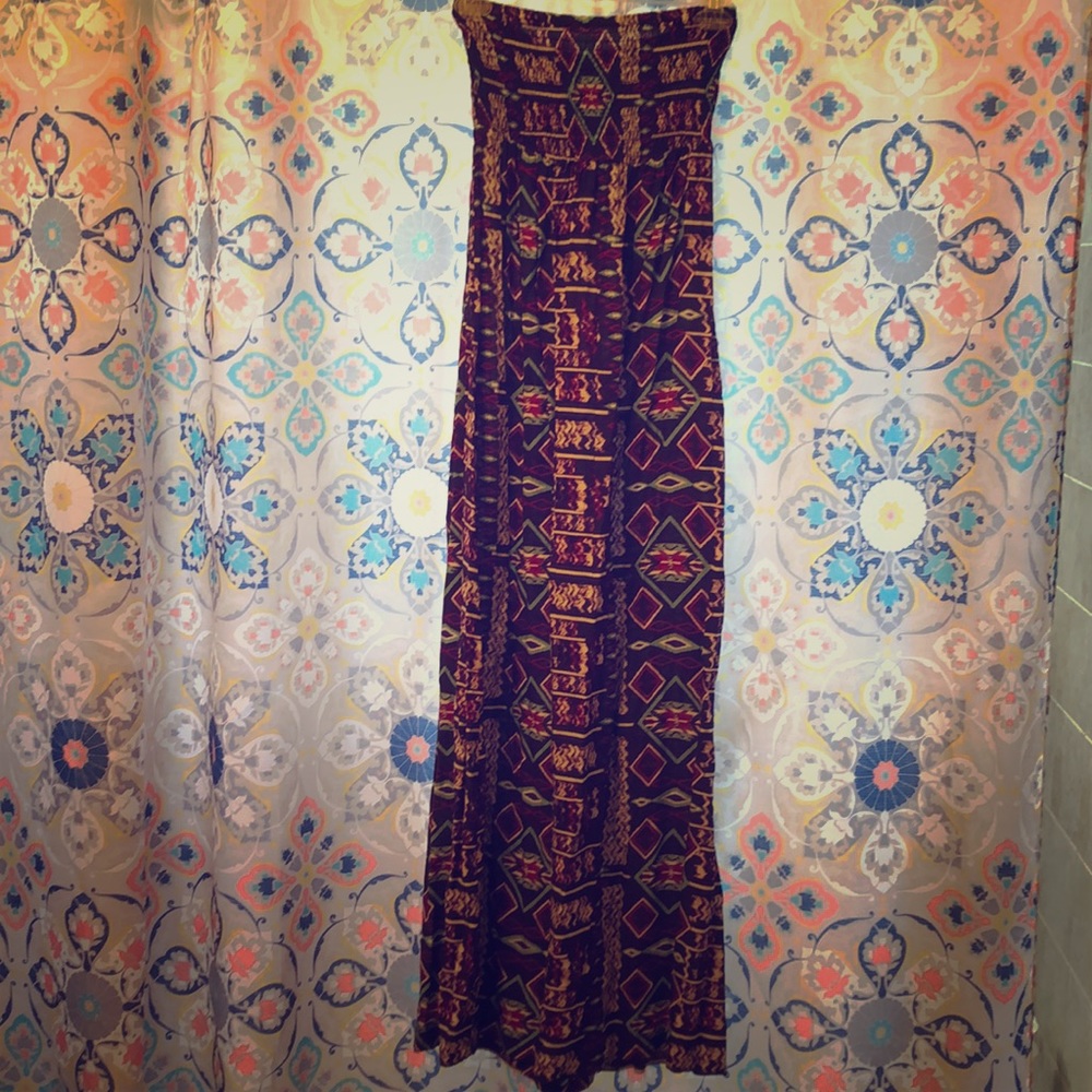 Strapless dress